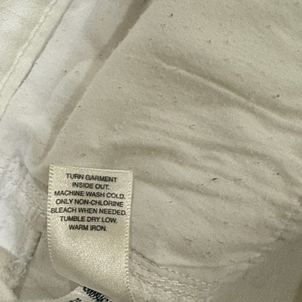 White House Black Market Women's White Wide Leg Jeans - Picture 5 of 5